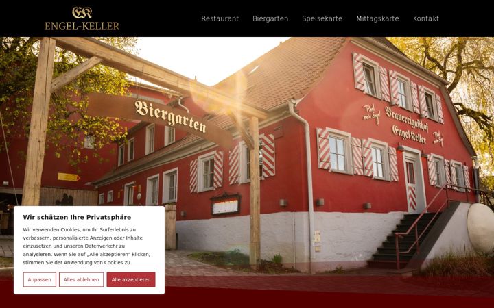 Screenshot of engelkeller-crailsheim.de