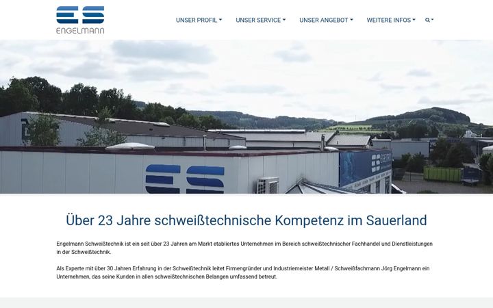 Screenshot of engelmann-schweisstechnik.de