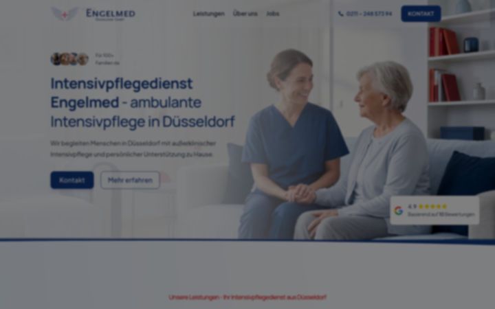 Screenshot of engelmed.de