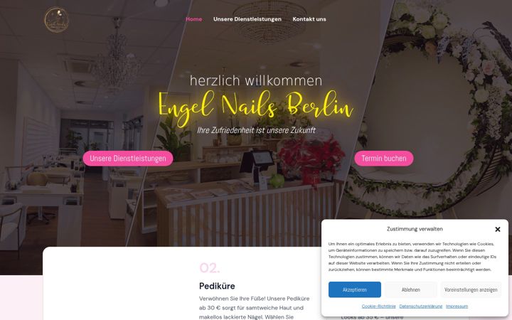 Screenshot of engelnails-berlin.de