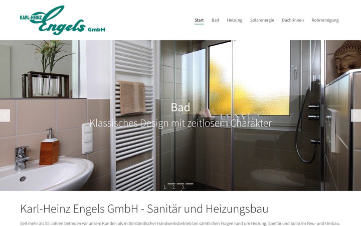 Screenshot of engels-sanitaer.de