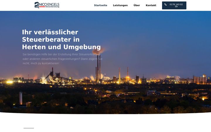 Screenshot of engels-steuerberater.de