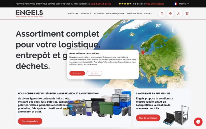 Screenshot of engels.fr
