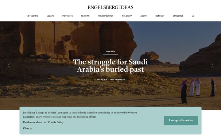 Screenshot of engelsbergideas.com