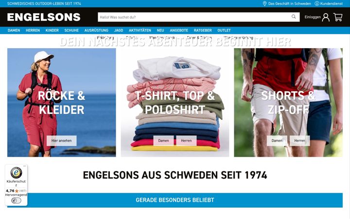 Kuvakaappaus sivustosta engelsons.de