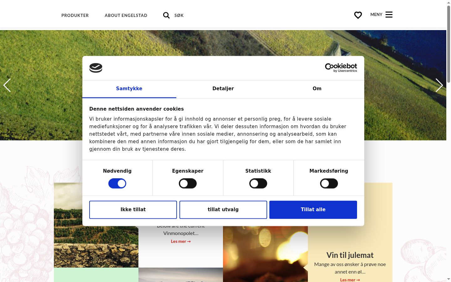 Sutikimo reklamjuostės, rodytos prieš bet kokią sąveiką, ekrano kopija