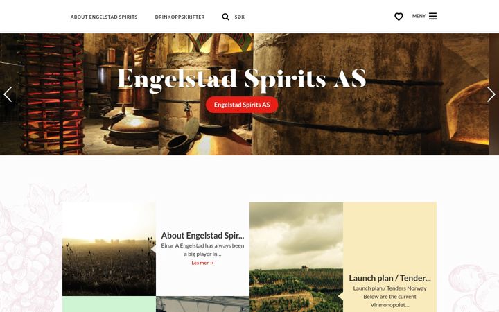 Screenshot di engelstadspirits.no
