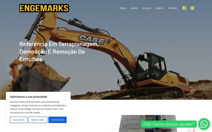 Screenshot of engemarks.com.br