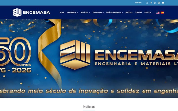 Screenshot of engemasa.com.br