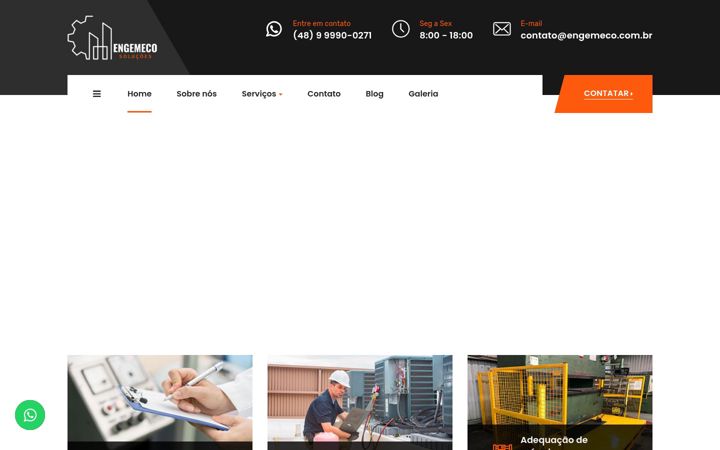 Screenshot von engemeco.com.br