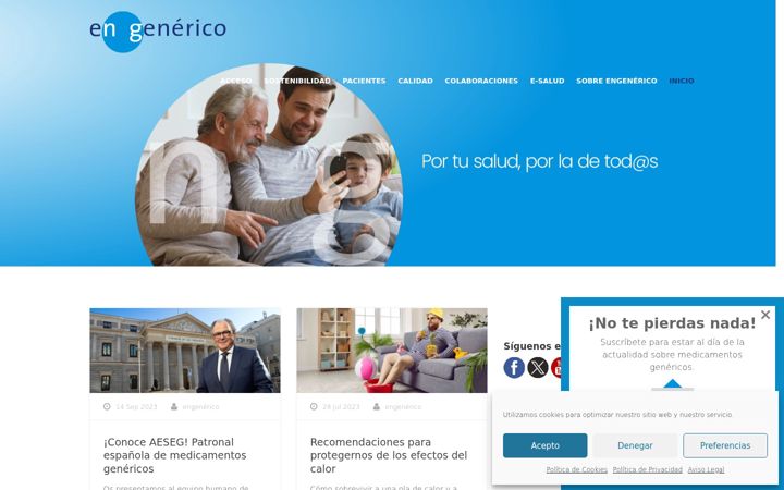 Screenshot of engenerico.com