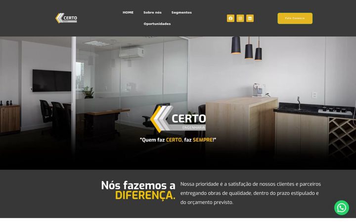 Screenshot von engenhariacerto.com.br
