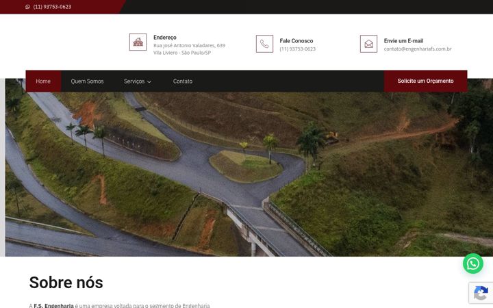 Screenshot von engenhariafs.com.br