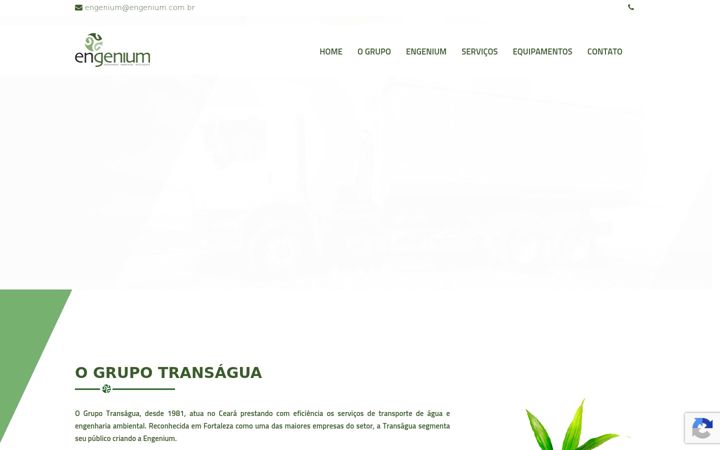 Screenshot of engenium.com.br