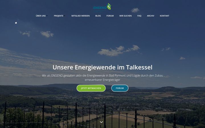 Screenshot stránky engeno.org