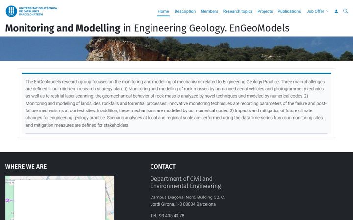 Screenshot of engeomodels.upc.edu