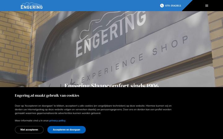Screenshot of engering.nl