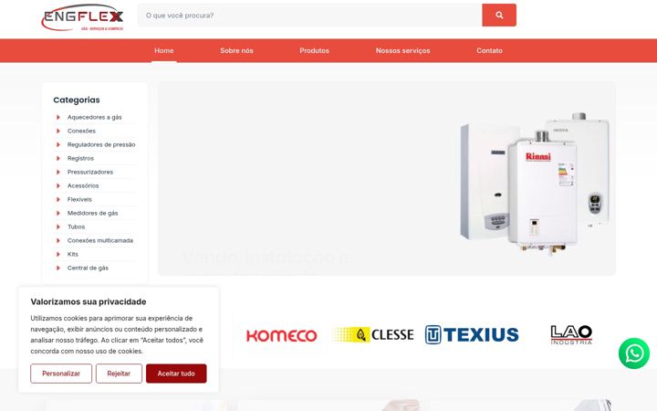 Screenshot von engflexgas.com.br