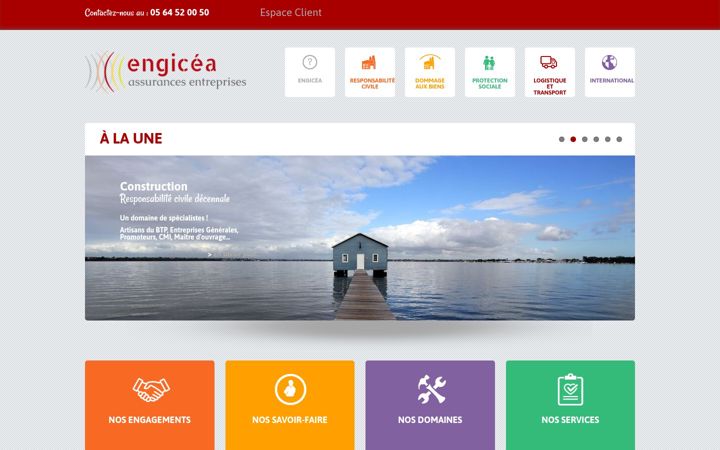 Screenshot of engicea.fr