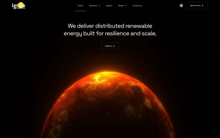 Screenshot of engie-energyaccess.com