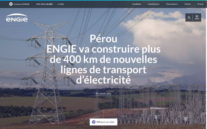 Screenshot von engie.com