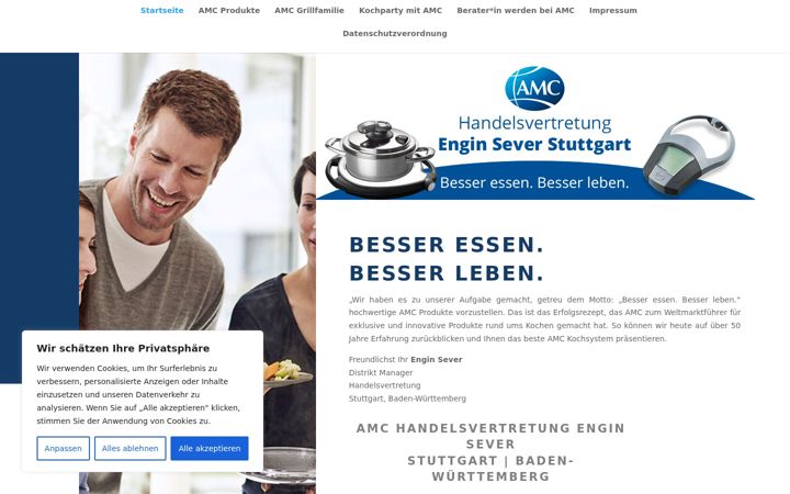 Screenshot of engin-sever-handelsvertretung.de