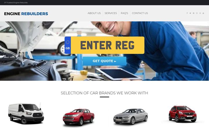 Screenshot of engine-rebuilders.co.uk