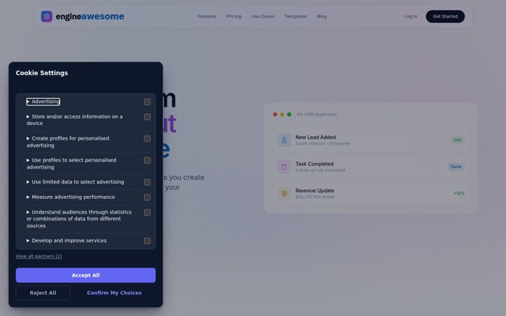 Screenshot of engineawesome.com
