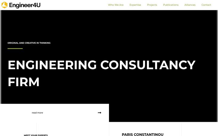 Screenshot von engineer4u.eu