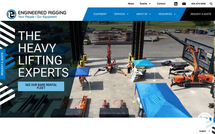 Screenshot of engineeredrigginggroup.com