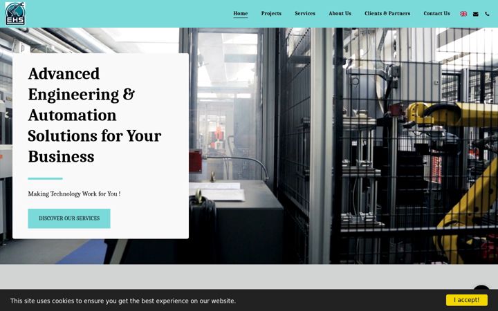 Screenshot of engineering-hub-solutions.com