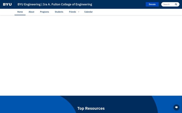 Screenshot of engineering.byu.edu