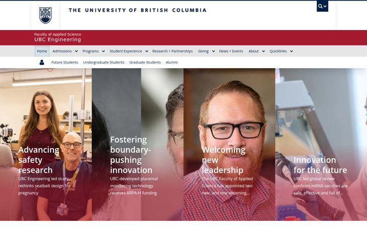 Captura de ecrã de engineering.ubc.ca