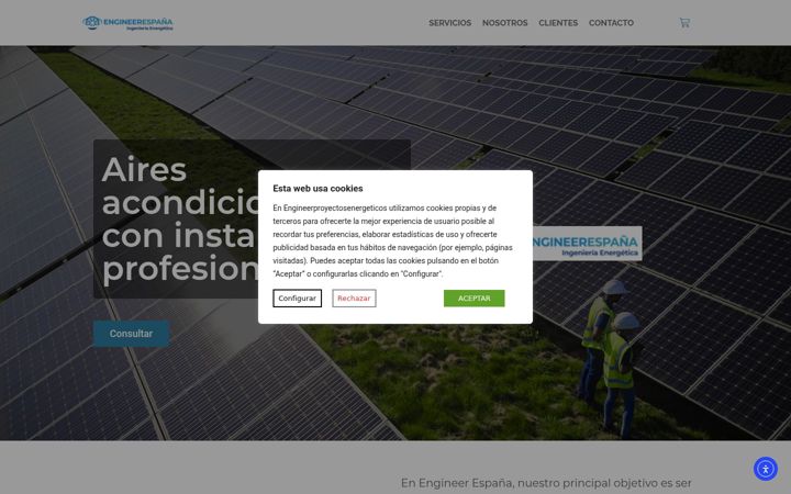 Screenshot of engineerproyectosenergeticos.com