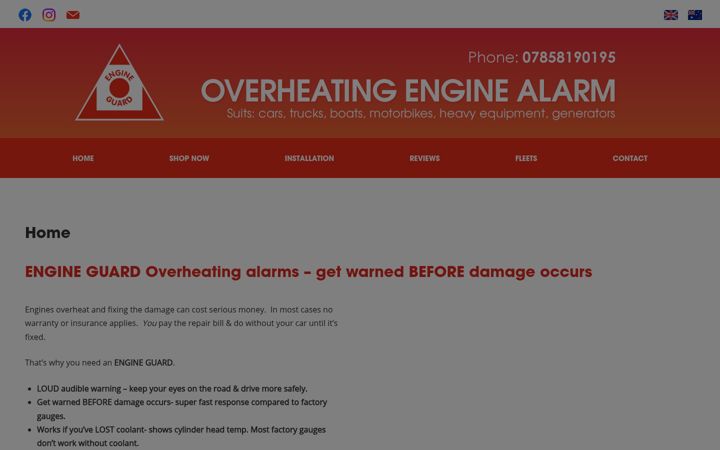 Screenshot of engineguard.eu.com
