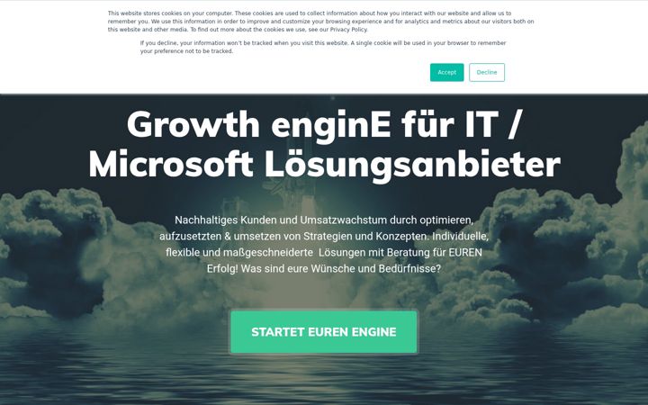 Screenshot von engineser.eu