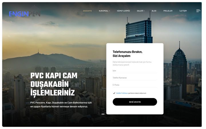 Ekrano kopija enginpen.com.tr