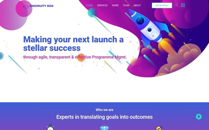 Screenshot of enginuitybox.co.uk