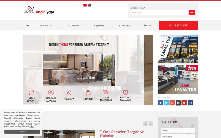 Ekrano kopija enginyapi.com.tr