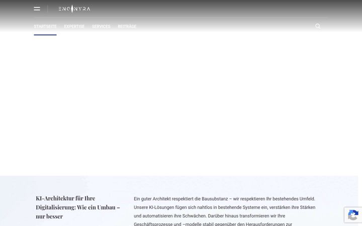 Screenshot of enginyra.com