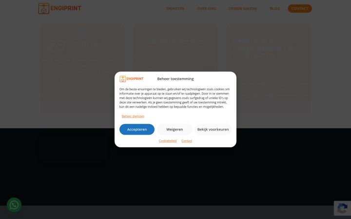 Screenshot of engiprint.nl