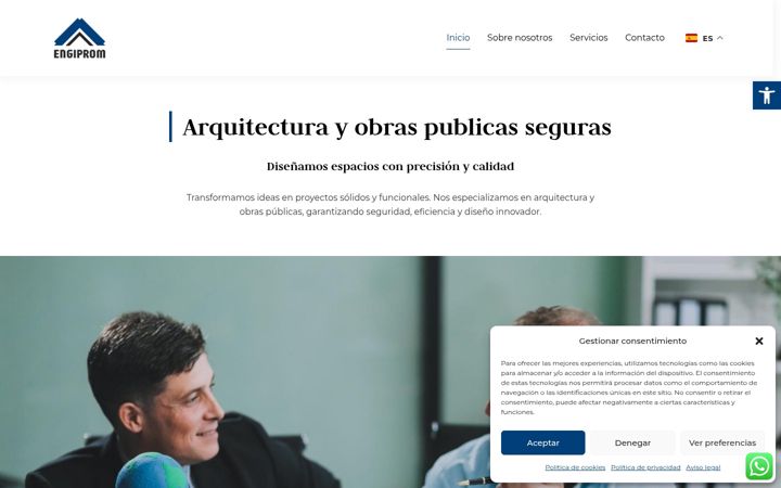 Screenshot of engipromsl.com