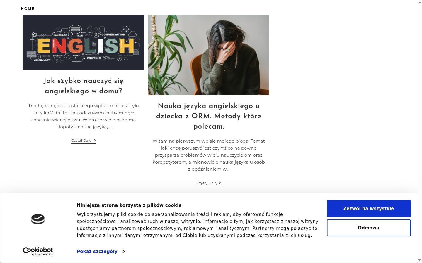 Sutikimo reklamjuostės, rodytos prieš bet kokią sąveiką, ekrano kopija
