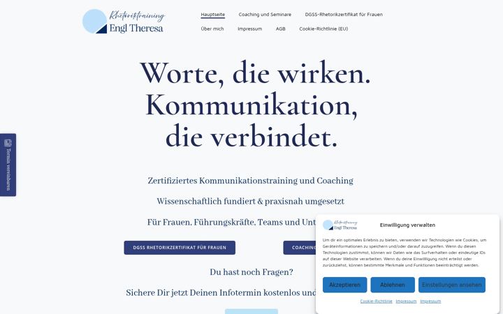 Screenshot of engl-theresa.de
