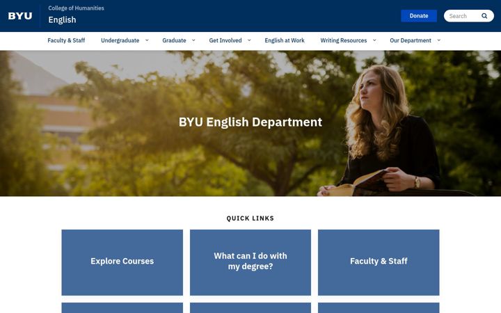 Screenshot of engl.byu.edu