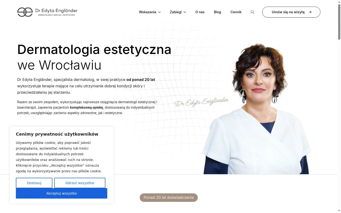 Screenshot tal-banner tal-kunsens muri qabel kwalunkwe interazzjoni