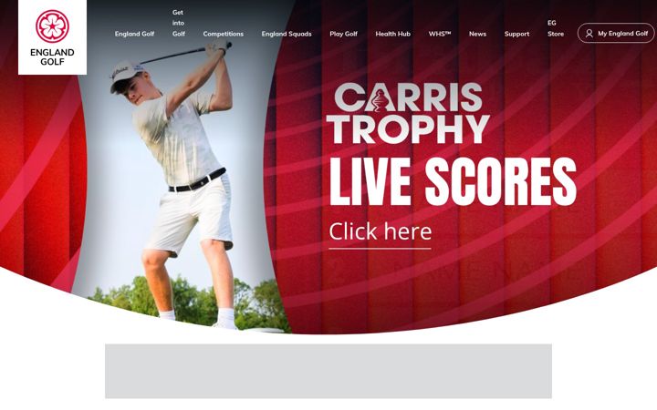 Skjermbilde av englandgolf.org
