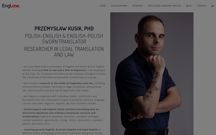 Screenshot ta' englaw.pl