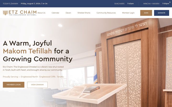 Screenshot of englewoodshtiebel.com