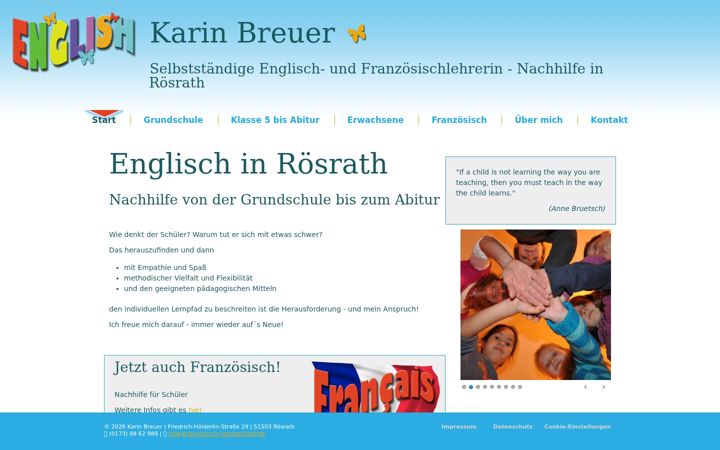Screenshot of englisch-in-roesrath.de